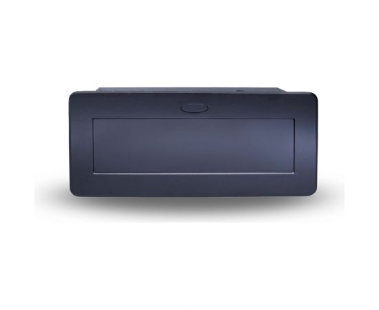 Горизонтальная выдвижная розетка ROCKETSOCKET 2 euro 16a, 2 usb a с блоком 5В/2.1а, проводка, цвет черный SHS018-B – изображение 6