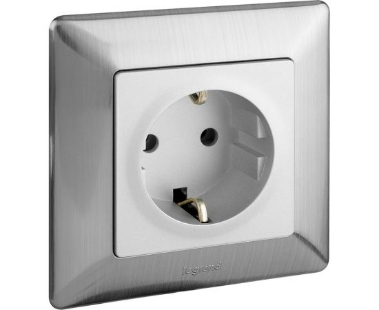 Механизм розетки Legrand Valena Life 16 А 250В 2К+З с лицевой панелью Leg 753621 – изображение 7