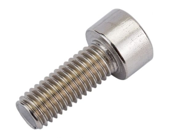 Нержавеющий винт с цилиндрической головкой KREPFIELD M8x20 мм, DIN 912, А2, внутренний шестигранник, полная резьба, 10 шт. 912A2ВИНТПР8Х20-10 