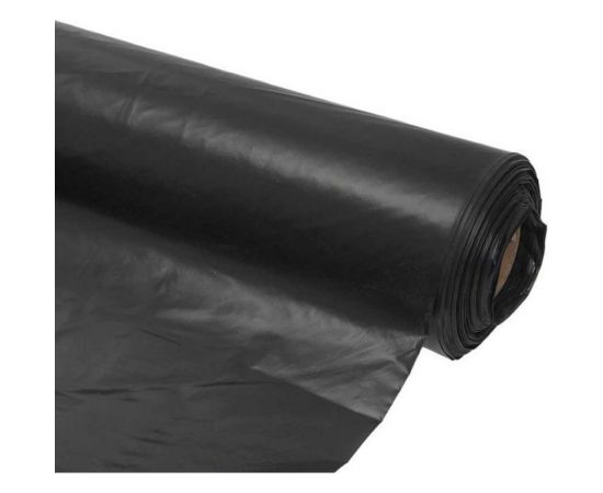 Техническая полиэтиленовая пленка Izoway черная, рукав 5/120 мкм, 1500 мм, 100 м 18775 