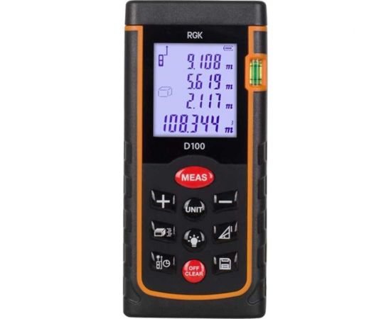 Лазерный дальномер RGK d100 с поверкой 755658 