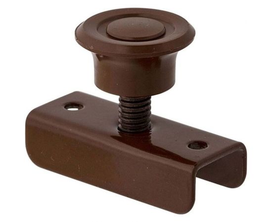 Опора Tech-Krep металл, регулируемая, под ЛДСП 16 мм, М8, коричневая, 1 шт. пакет 148584 