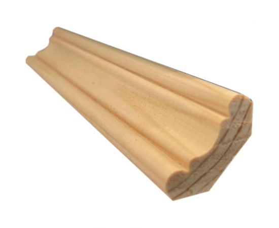 Плинтус ТД Крона 12x25х2500 мм, фигурный 21010102 