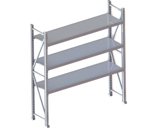 Стеллаж Ирбис Л50 2000x500x1800 мм, 3 яруса, металлические полки X961629471 