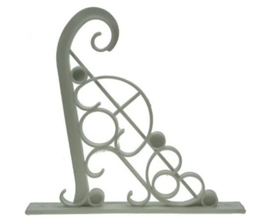 Настенный крюк ФлораПласт белый 000965 