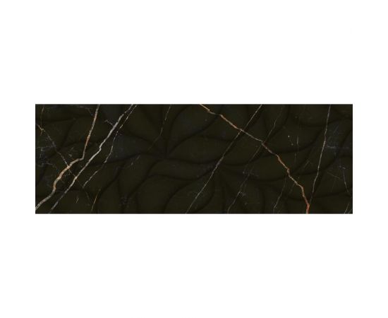 Настенная плитка Eletto Ceramica black and gold struttura 24,2x70 см 508171101 – изображение 2