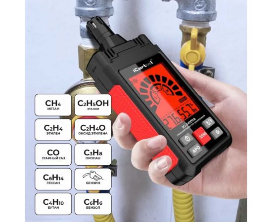 Цифровой газоанализатор iCarTool IC-M101A – изображение 2