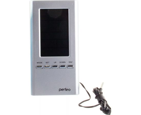 Часы-метеостанция PERFEO Meteo PF-S3331F серебряный 30 011 174 – изображение 2