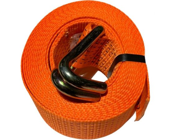 Стяжной ремень с крюками ТРАСТ 10/20 т, 12 000 мм (100 мм) Россия 4687201914464 – изображение 2