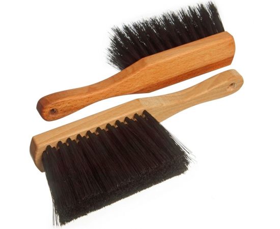 Смётка бытовая YOZHIK 240x40x16 мм, 80 пучков, колодка из бука, пропитанного воском, синтетическое волокно один цвет, арт. Y/С/301 – изображение 2