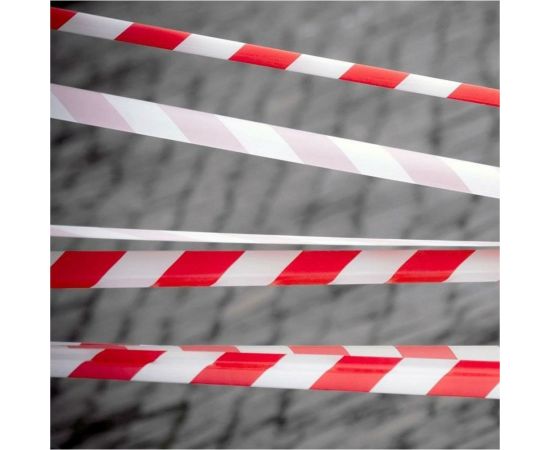 Оградительная лента ООО Комус красно-белая, 75 мм х 250 м 160542 – изображение 3