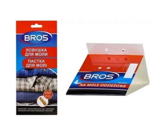 Клеевая ловушка-домик Bros для отлова одежной моли с феромоном 725528 – изображение 3