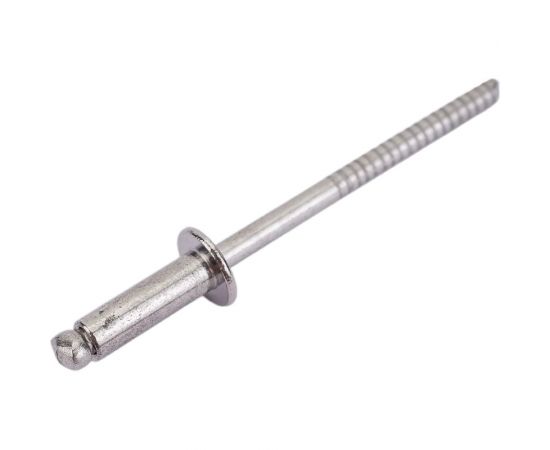 Вытяжная нержавеющая заклепка со стандартным бортиком KREPFIELD 3,2x10 мм, ART 9052, А2, 20 шт. 9052ЗАКЛЕПКА3,2Х10А2-20 – изображение 3