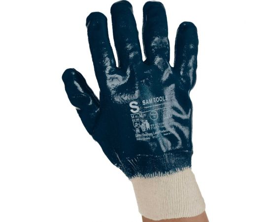 Маслобензостойкие перчатки SAMGRUPP синие, р.10 / xl 16236 – изображение 3