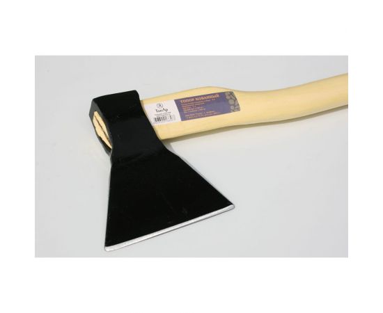 Кованый хозяйственный топор в сборе ТОПАР 1.4 кг Б4 Т4 – изображение 3