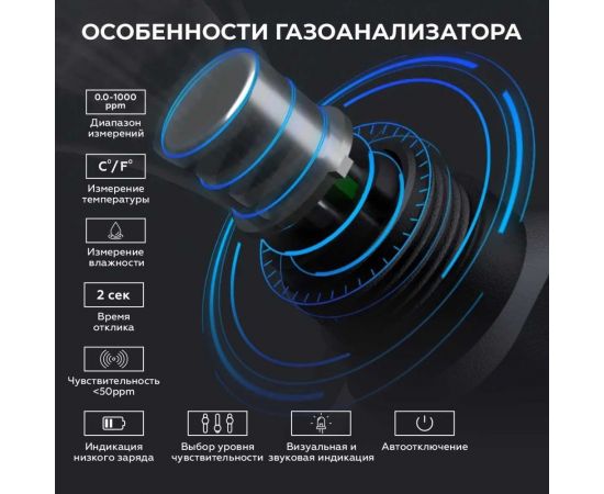Цифровой газоанализатор iCarTool IC-M101A – изображение 4