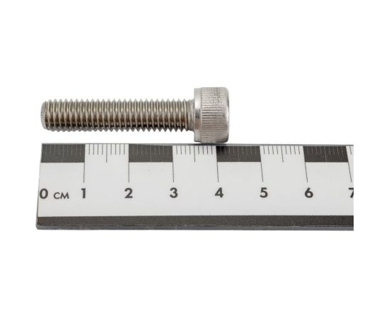 Винт ЦКИ DIN912 М8х35 нерж. A2 100 шт 58813 – изображение 4