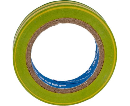 Изолента Зубр ЭЛЕК-10 ПВХ не поддерживает горение 10м /0 13х15мм/ желто-зеленая 1233-6_z02 – изображение 5