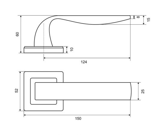 Дверная ручка Palladium Kernel PD УТ-00000346 – изображение 5