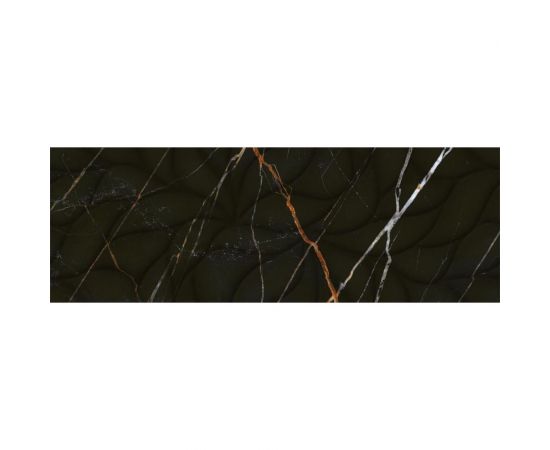 Настенная плитка Eletto Ceramica black and gold struttura 24,2x70 см 508171101 – изображение 5