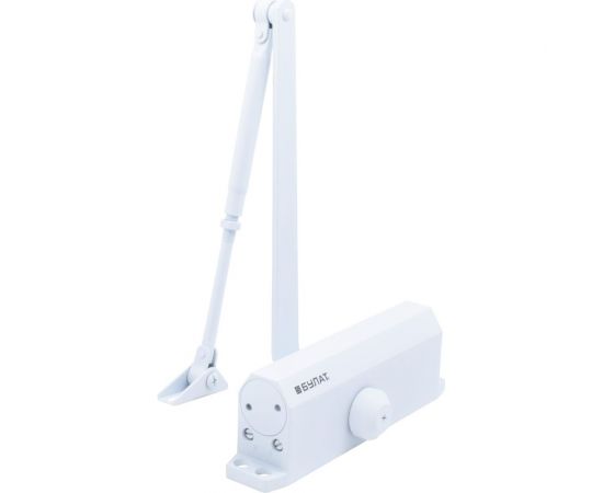 Дверной доводчик БУЛАТ ДД 504/4 A-W (60-85 кг; белый) 13506 