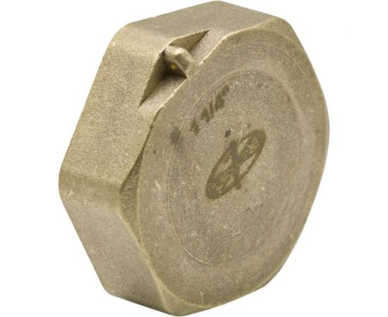 Заглушка LEXLINE 1 1/4 вн, латунь, с контрольным отверстием, 32 551742 