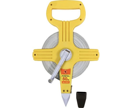 Рулетка Энкор 50 м, открытый корпус, фибергласовая лента 4131 