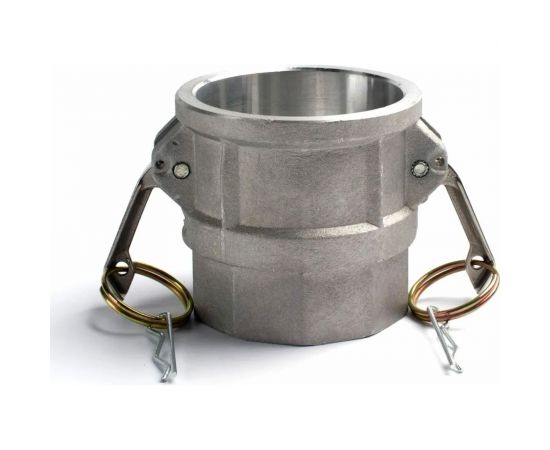 Алюминиевый камлок TITAN LOCK типа D серия ""EcoLine"", розетка внутренняя резьба BSP 1 1/4"", TL125DAL-EL 