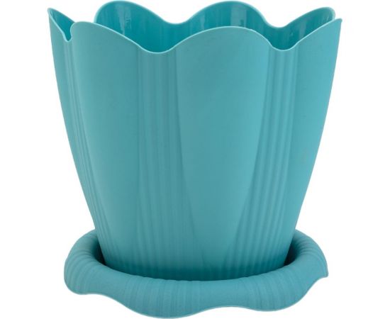 Горшок с поддоном Martika Эдельвейс 1.5л, диам. 16 см, колор С191К 