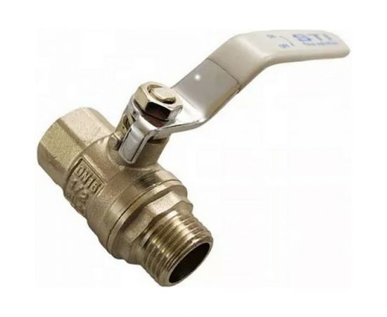 Шаровой кран STI Ду15 Ру40 муфтовый (муфта-штуцер) рычаг D160-02795 