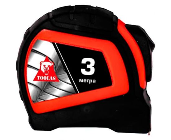 Рулетка TOOLAS NEW с автостопом, 03 м, 16 мм 00013960 
