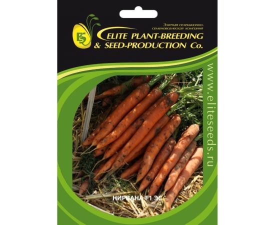 Нирвана F1 семена моркови нантской 20 г ЭС мини ELITE PLANT-BREEDING & SEED PRODUCTION Co. 1999942840 