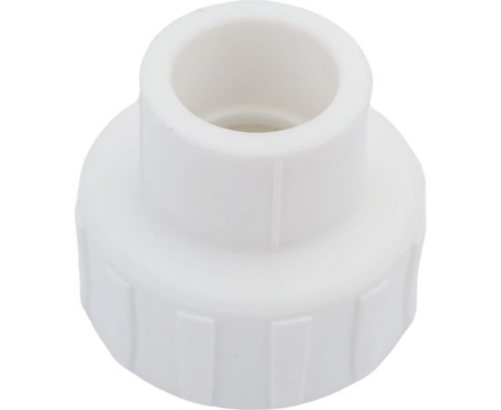 Комбинированная муфта PPRC MeerPlast Дн25x25 Ру25 белая внутренняя резьба D200-00444 