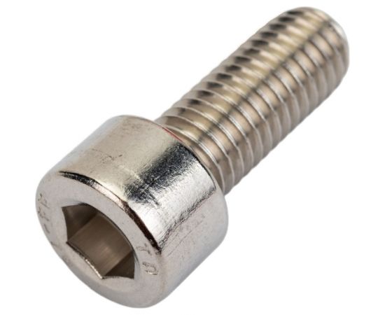 Нержавеющий винт с цилиндрической головкой KREPFIELD M10x25 мм, DIN 912, А2, внутренний шестигранник, полная резьба, 10 шт. 912A2ВИНТПР10Х25-10 – изображение 2