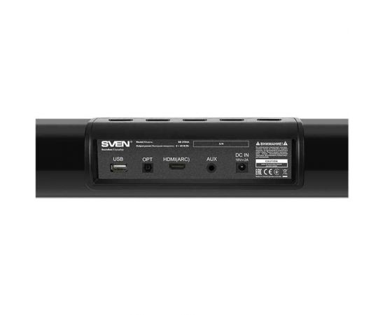 Саундбар SVEN SB-2150A черный, 180 Вт, USB, HDMI, ПДУ, Optical, Bluetooth, дисплей, беспроводной сабвуфер SV-019556 – изображение 16