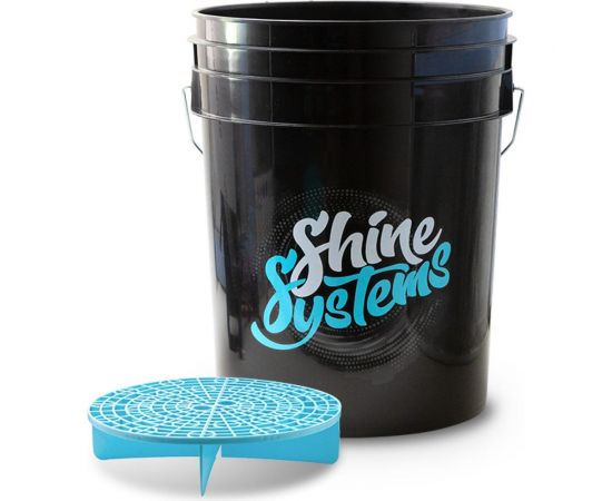 Ведро для мойки автомобиля c сепаратором Shine systems Bucket + Filter 20 л SS457 – изображение 2