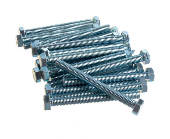 Болт с ш\г Качественный КРЕПЕЖ полная резьба DIN 933 558 8x80 25 шт 0300815 КЧ – изображение 2