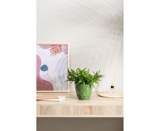 Горшок для цветов Idiland Laurel D 145 мм, 1.3 л, с поддоном, белый 221610829/01 – изображение 2