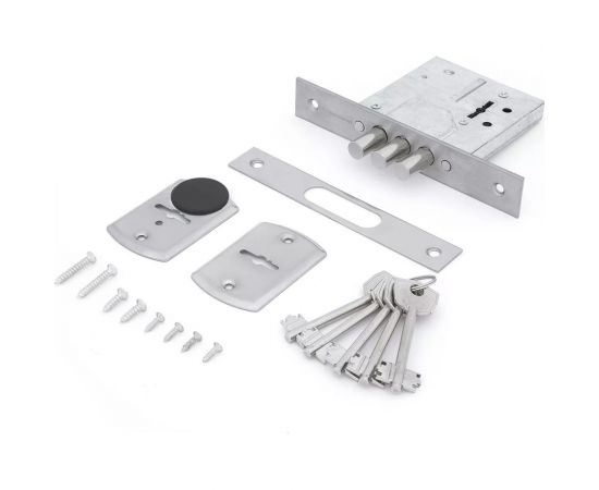 Врезной замок Palladium 408-6 СР хром 00010528 – изображение 2