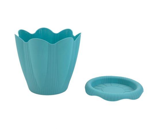 Горшок с поддоном Martika Эдельвейс 1.5л, диам. 16 см, колор С191К – изображение 2