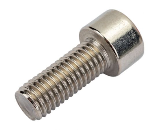 Нержавеющий винт с цилиндрической головкой KREPFIELD M10x25 мм, DIN 912, А2, внутренний шестигранник, полная резьба, 10 шт. 912A2ВИНТПР10Х25-10 – изображение 3