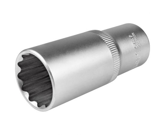 Головка торцевая двенадцатигранная удлиненная AV Steel (24 мм; 1/2) AV-521224 – изображение 3