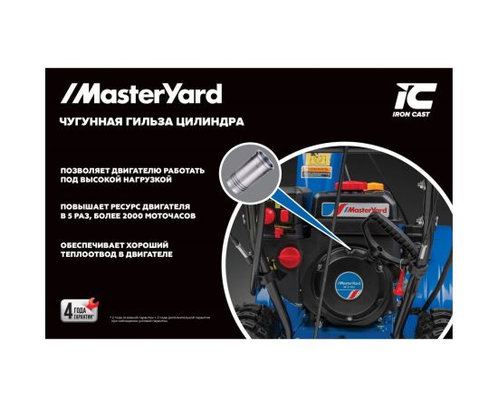 Снегоуборщик Master Yard ML7522 – изображение 3