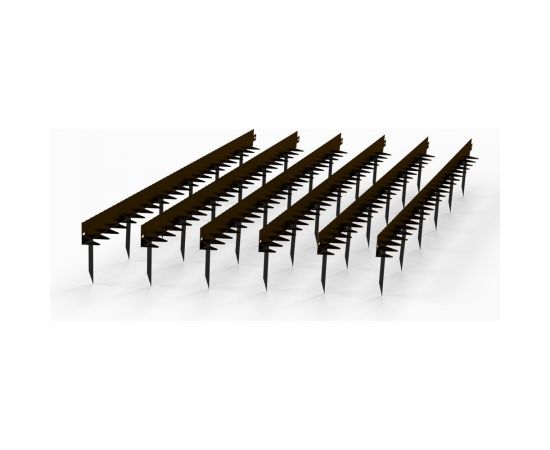 Бордюр ООО Металекс Metalex 60x40x2500 мм, коричневый, 6 шт. BRK604025 – изображение 3