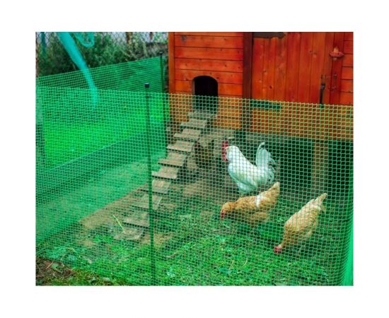 Сетка для птичников ПРОТЭКТ 17х17, 10 м, зеленый Ф-17/1/10 з – изображение 3