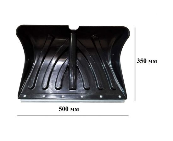 Снеговая лопата LWI Мега КРЕПЫШок глубокая морозостойкая 500*350 LWI-Л25 – изображение 4