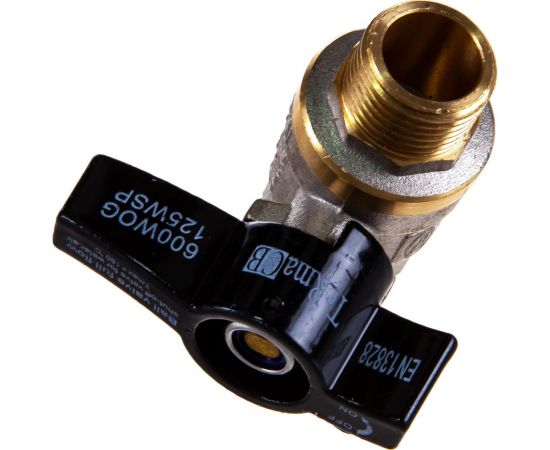 Шаровой кран Terma CB 1/2 в/н бабочка 25674 – изображение 4