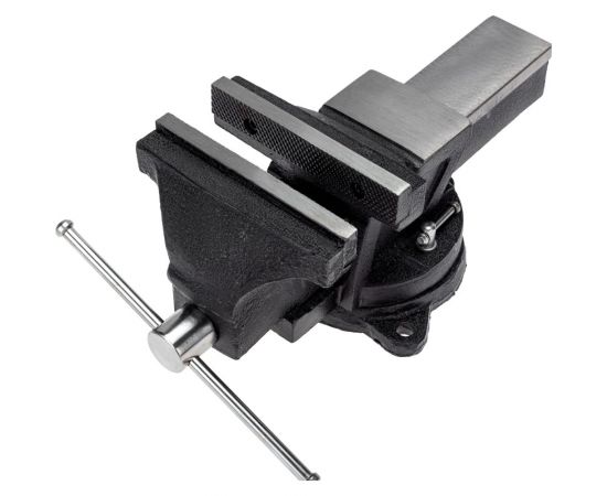 Тиски KRANZ слесарные 150мм, поворотные, с наковальней KR-12-5102 – изображение 4