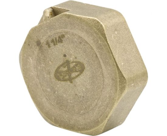 Заглушка LEXLINE 1 1/4 вн, латунь, с контрольным отверстием, 32 551742 – изображение 5