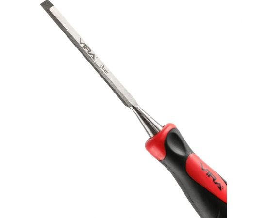 Стамеска с двухкомпонентной рукояткой VIRA 8 мм 811008 – изображение 6